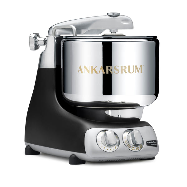 Ankarsrum Assistent Original stand mixer in Matte Black — official studio photo