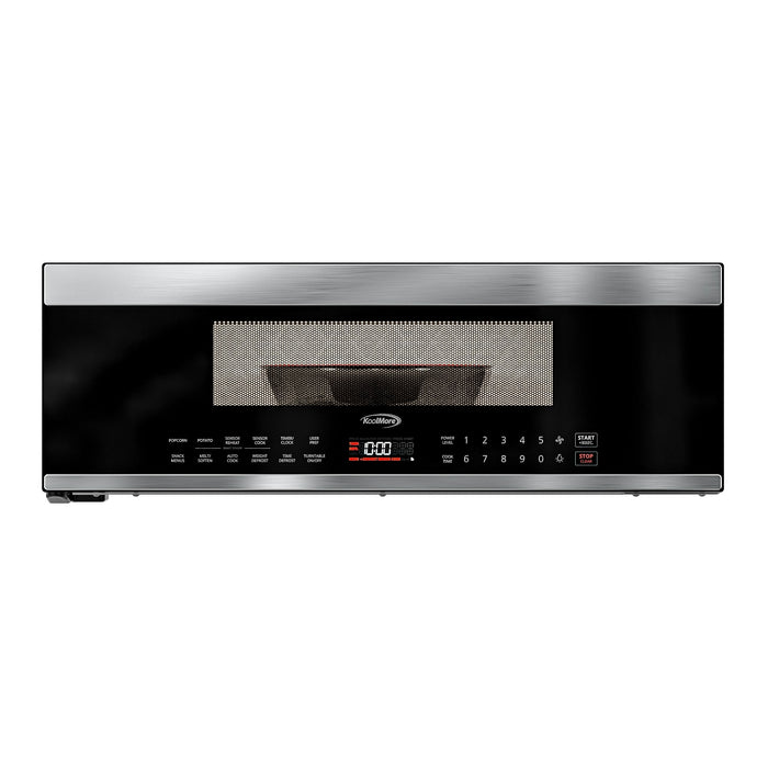 KoolMore Over-the-Range Low Profile Microwave – 1.2 cu. ft. KM-MLPOT-1SS