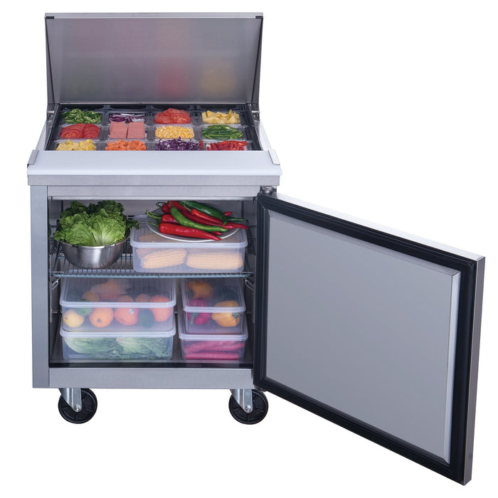 Dukers Salad Prep Station Refrigerator