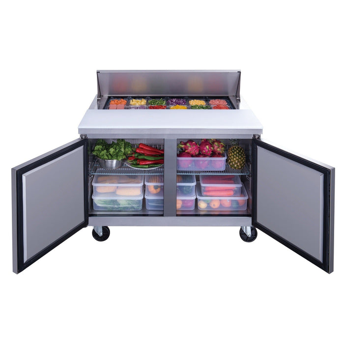 Dukers Salad Prep Station Refrigerator
