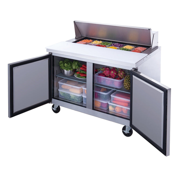 Dukers Salad Prep Station Refrigerator