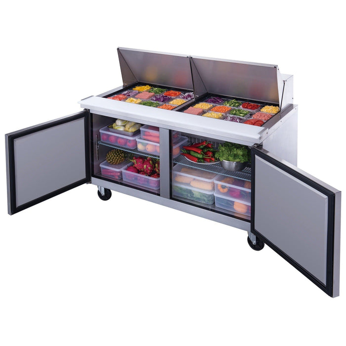 Dukers Salad Prep Station Refrigerator