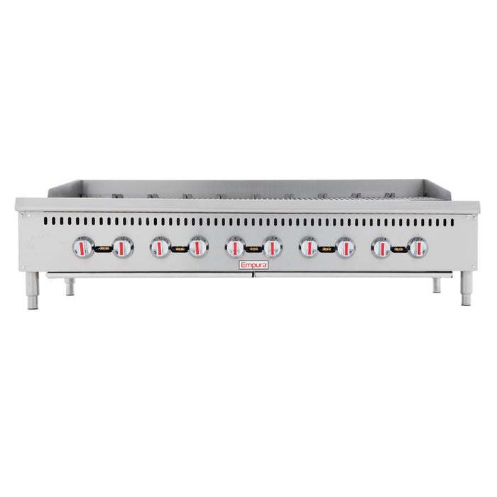 60" Gas Countertop Heavy Duty Radiant Commercial Charbroiler - 120,000 BTU
