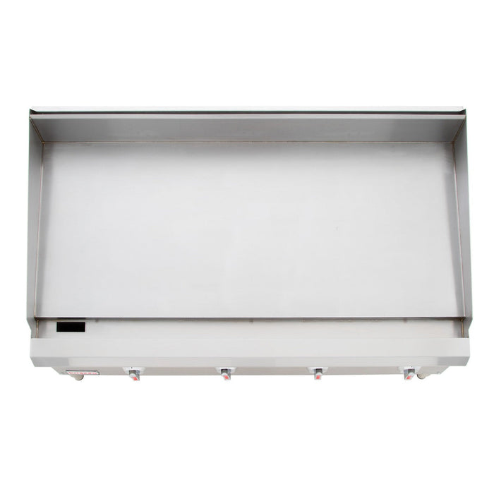48" Heavy Duty Commercial Countertop Gas Griddle with Manual Controls - 120,000 BTU