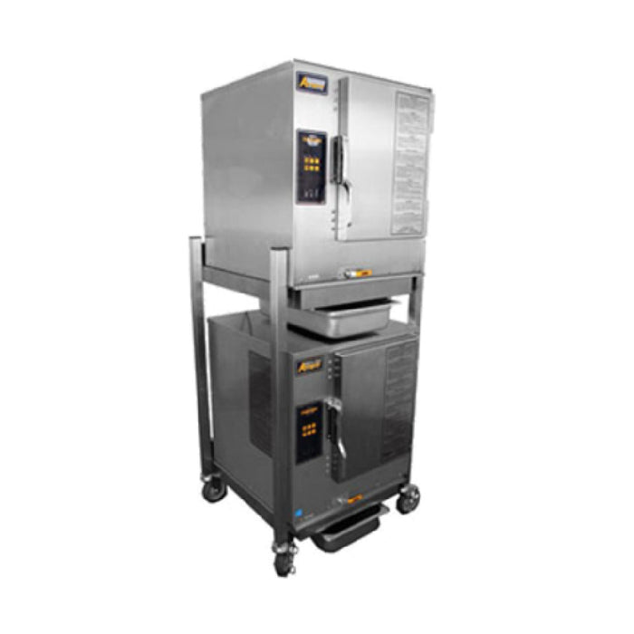 AccuTemp P61201D060 DBL Two Connectionless Evolution™ Boilerless Convection Steamers Featuring Steam Vector Technology