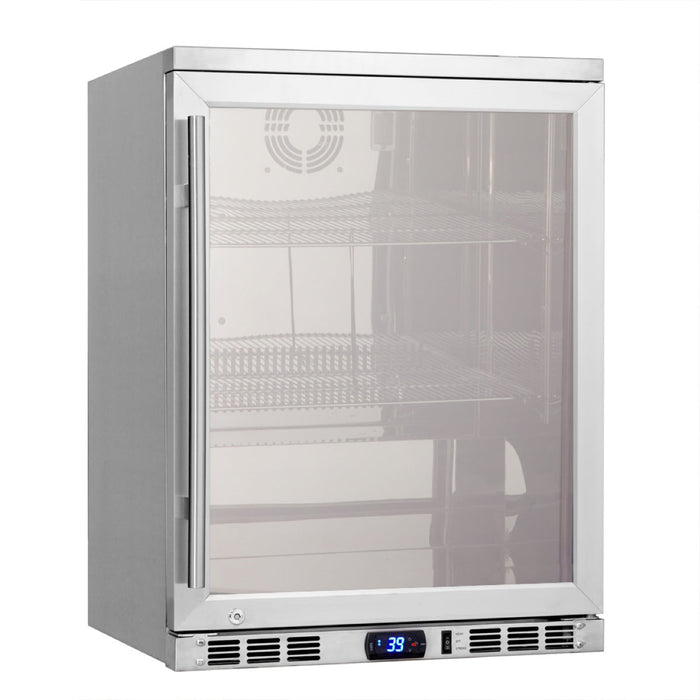 KingsBottle 24" Stainless Steel Undercounter Refrigerator