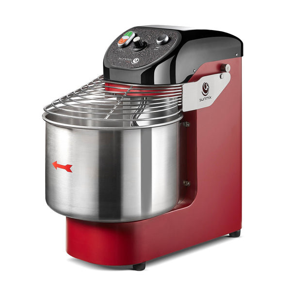 Sunmix EASY15 spiral mixer in Ruby Red (Rosso Rubino)