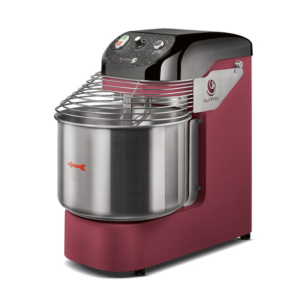 Sunmix EASY20 spiral mixer in Ruby Red (Rosso Rubino)