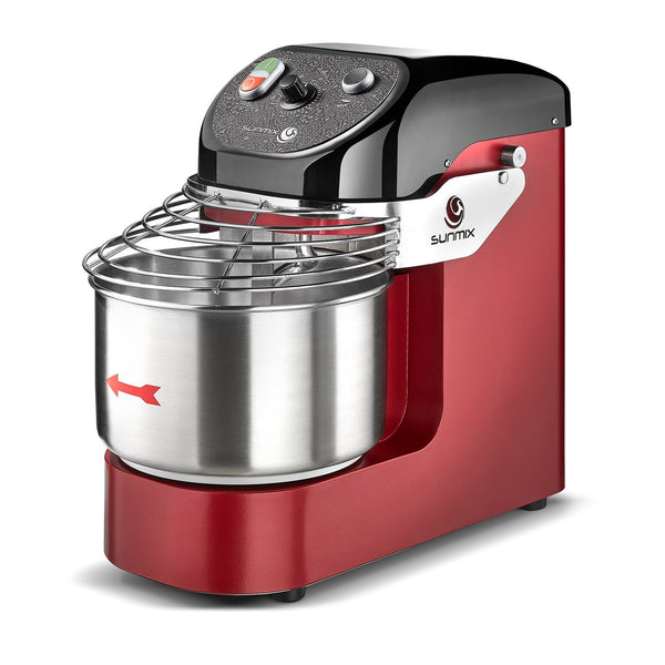 Sunmix EASY6 spiral mixer in Ruby Red (Rosso Rubino)