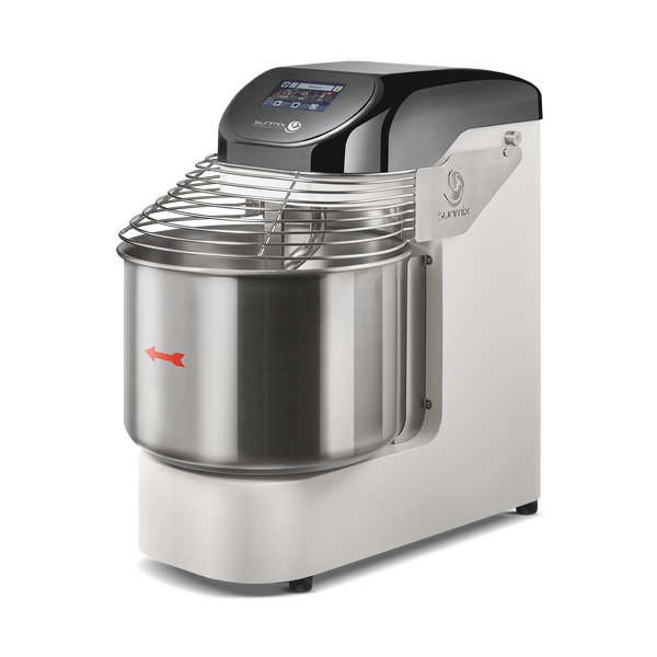 Sunmix EVO20 spiral mixer in Ruby Red (Rosso Rubino)