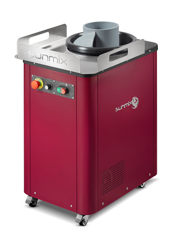 Sunmix MOON 1000 dough rounder in Ruby Red (Rosso Rubino)