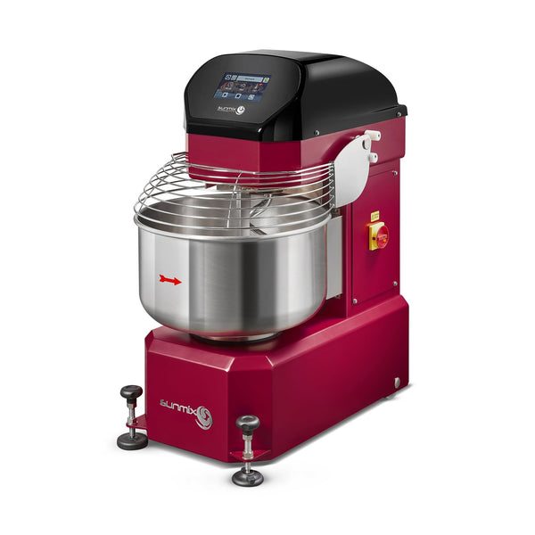 Sunmix SMART40 digital spiral mixer in Ruby Red (Rosso Rubino)