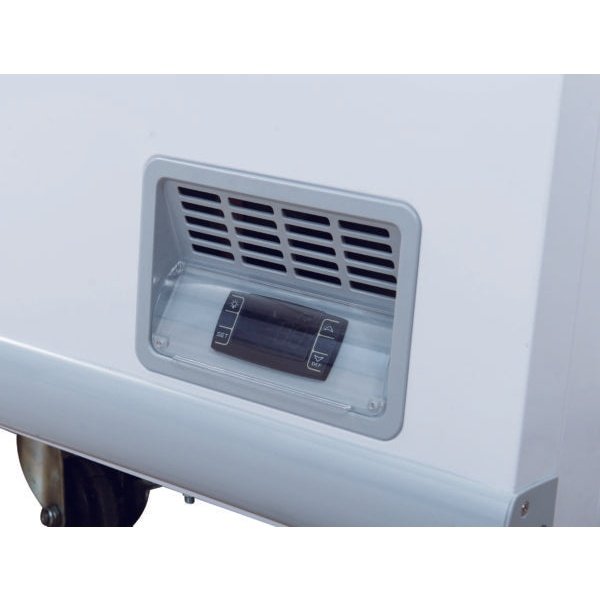 Dukers Glass Top Chest Freezer