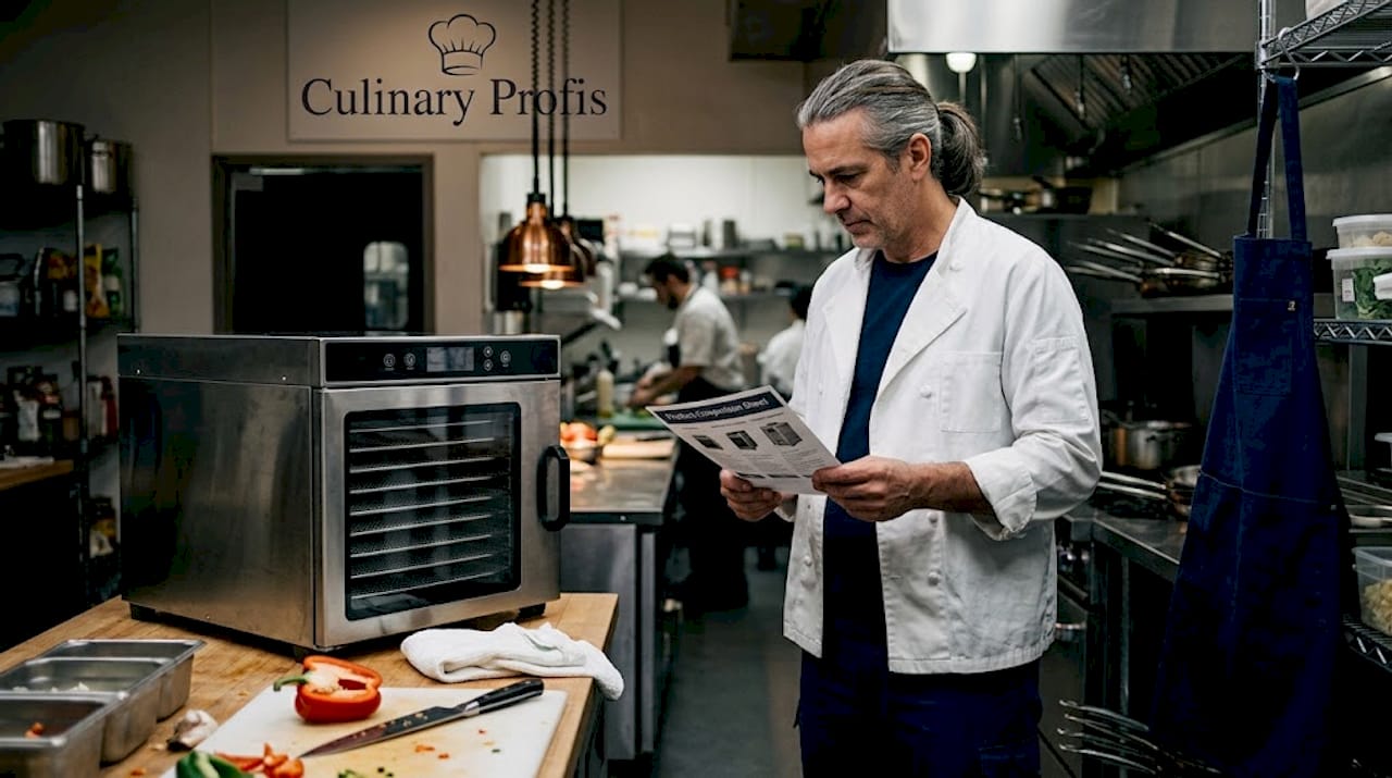 Chef reviews commercial dehydrator options