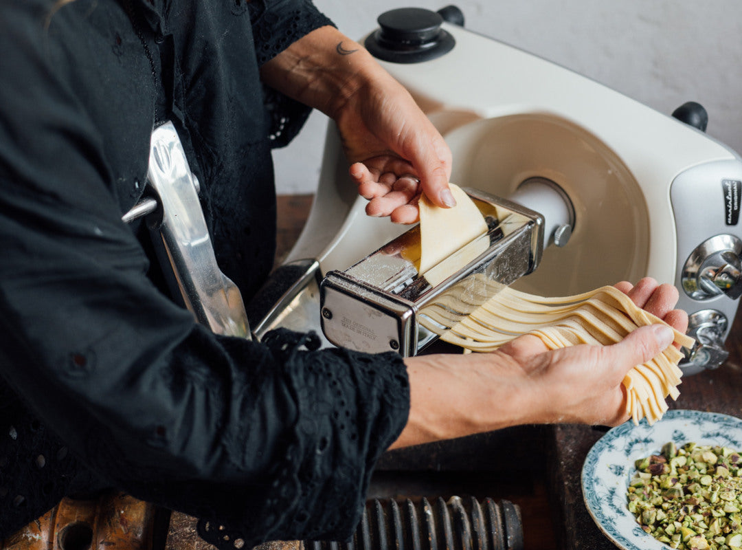 Fresh pasta made with the Ankarsrum Assistent Original