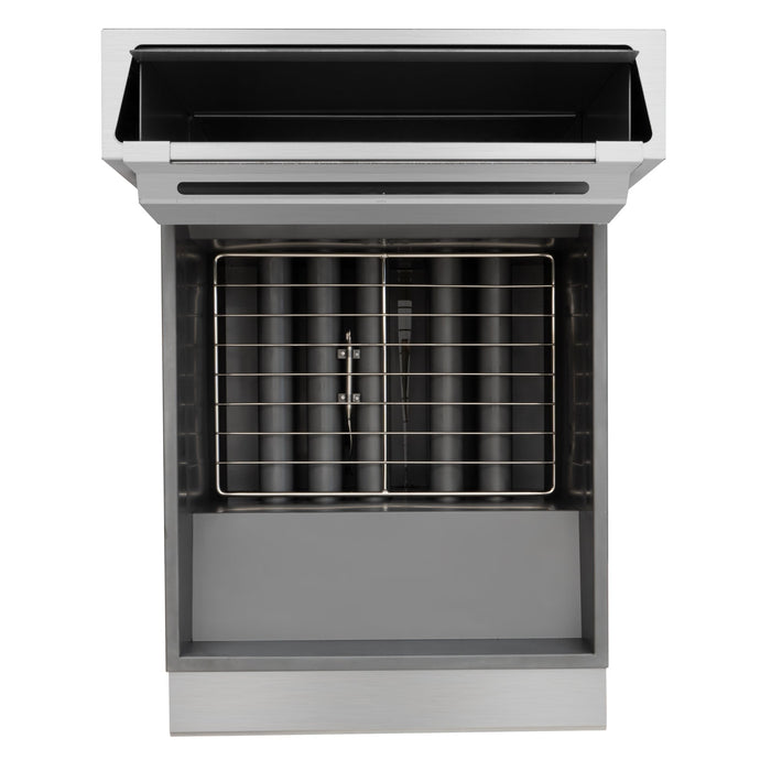 75 lb. Floor Standing Natural Gas Commercial Fryer with 150,000 BTU in Stainless-Steel, ETL Listed (KM-FDF75-NG)