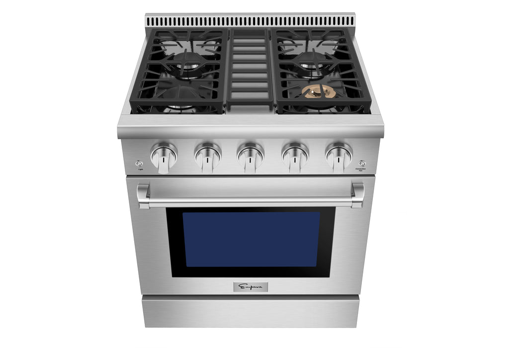 Empava 30GR03 30 Inch Freestanding Range Gas Cooktop And Oven