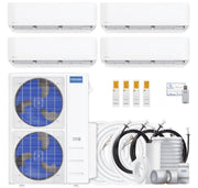 MRCOOL® DIY 5th Gen Multi-Zone 6-Zone 55,000 BTU 21.5 SEER2 (6K + 6K + 6K + 36K), 4x 16ft line sets, Ductless Mini-Split Heat Pump System – Model DIYM455HPW01D00 MRCOOL®