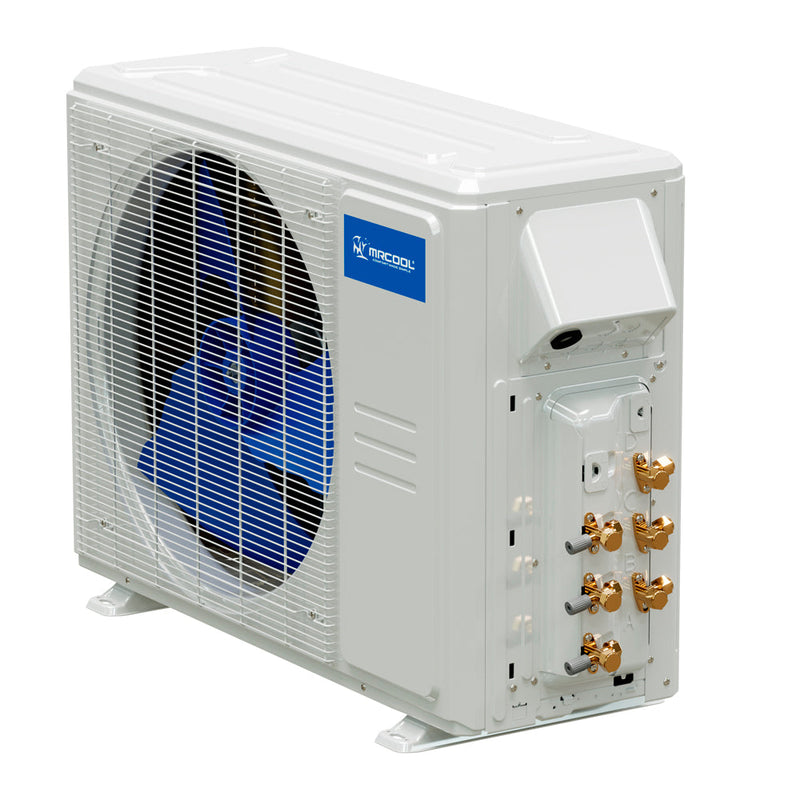 MRCOOL® DIY® 5th Gen Multi-Zone 3-Zone 36,000 BTU 23 SEER2
(6K + 9K + 9K)- 3x 25ft line sets- 
Ductless Mini-Split Air Conditioner & Heat Pump- DIYM336HPW03D21 MRCOOL®