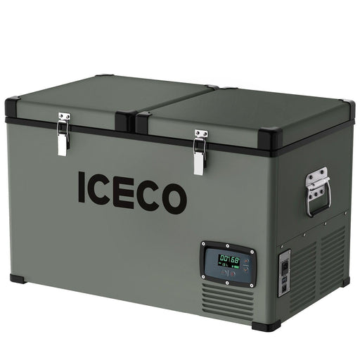 VL65 Dual Zone Metal Fridge Freezer with Cover | ICECO | 65LT Inca Overland Outfitters