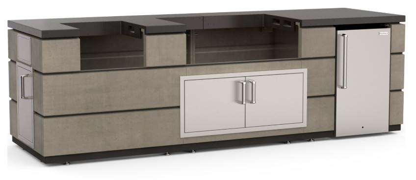 Fire Magic Contemporary 115 Inch Island Bundle