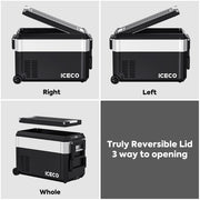 JP40 Pro Dual Zone Wheeled Portable Freezer- Golden | ICECO | 40 LT Inca Overland Outfitters