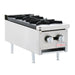 12" 2 Burner Commercial Gas Heavy Duty Countertop Hot Plate - 60,000 Btu - CulinaryProfis