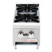 12" 2 Burner Commercial Gas Heavy Duty Countertop Hot Plate - 60,000 Btu - CulinaryProfis