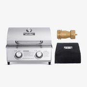 13742 | Stainless Tabletop Propane Gas Grill Monument Grills