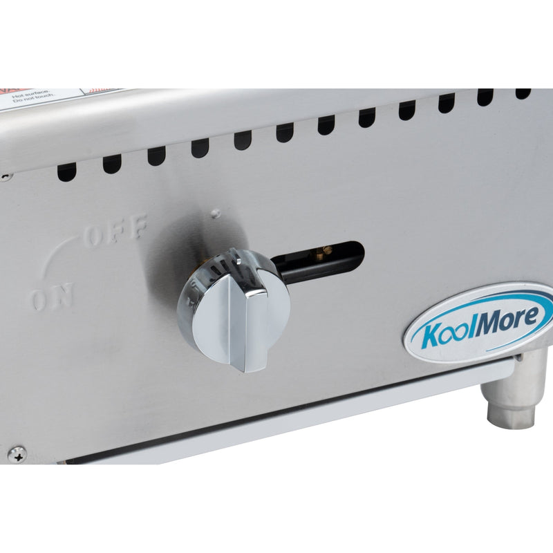 16 In. Commercial 1 - burner Natural Gas Charbroiler With 30,000 Btu In Stainless - steel (km - gcb1 - 18m) - CulinaryProfis