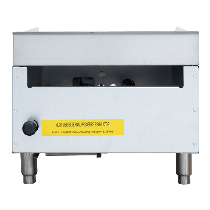 18 In. Natural Gas 1 - burner Griddle With 30,000 Btu In Stainless - steel (km - gg1 - 18m) - CulinaryProfis