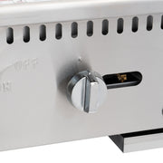 18 In. Natural Gas 1 - burner Griddle With 30,000 Btu In Stainless - steel (km - gg1 - 18m) - CulinaryProfis
