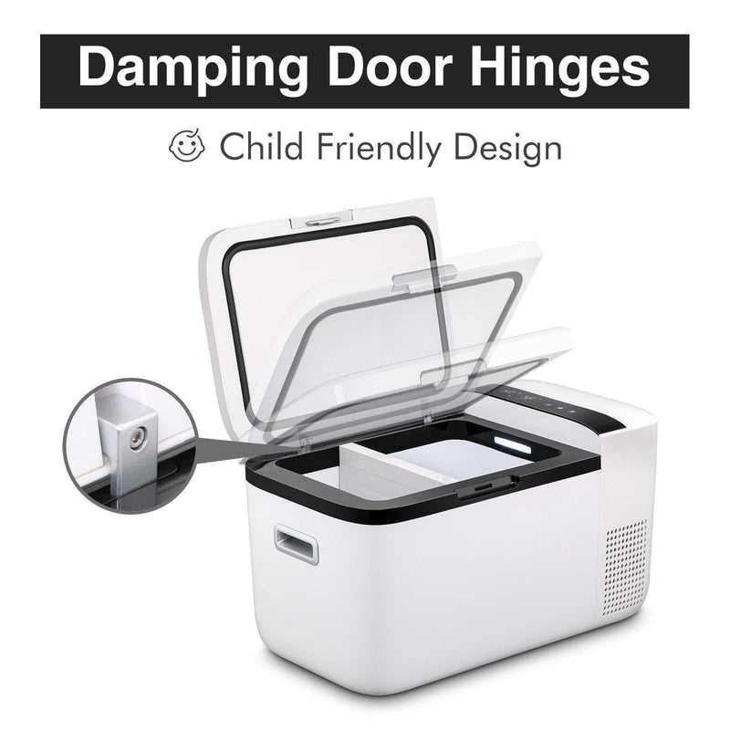 GO20 Dual Zone 12V Portable Freezer - White | ICECO | 20 LT Inca Overland Outfitters