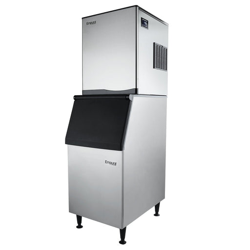 23" Air Cooled Commercial Full Cube Ice Machine with 308 lb. Ice Storage Bin - 350 lb. - CulinaryProfis