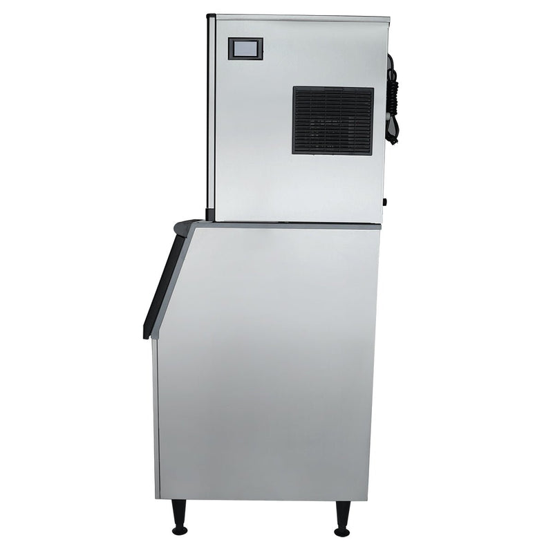 23" Air Cooled Commercial Full Cube Ice Machine with 308lb. Ice Storage Bin - 500 lb. - CulinaryProfis