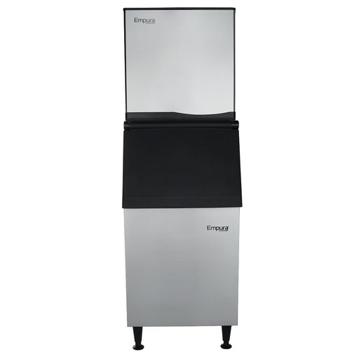 23" Air Cooled Commercial Half Cube Ice Machine with 308lb. Ice Storage Bin - 525 lb. - CulinaryProfis