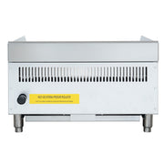 24 in. Commercial 2 - Burner Natural Gas Charbroiler with 60,000 BTU in Stainless - Steel (KM - GCB2 - 24M) - CulinaryProfis