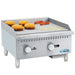 24 in. Natural Gas 2 - Burner Griddle with 60,000 BTU in Stainless - Steel (KM - GG2 - 24M) - CulinaryProfis