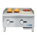 24 in. Natural Gas 2 - Burner Griddle with 60,000 BTU in Stainless - Steel (KM - GG2 - 24M) - CulinaryProfis