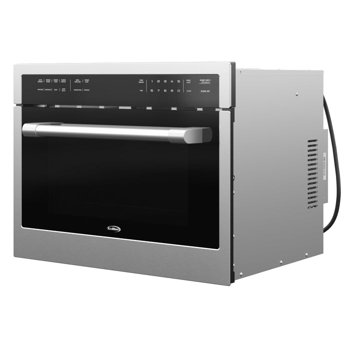 24 in. Stainless Steel Convection Oven with Microwave KM - CWO24 - SS. - CulinaryProfis