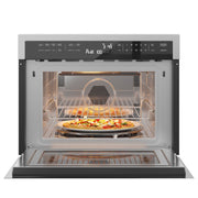 24 in. Stainless Steel Convection Oven with Microwave KM - CWO24 - SS. - CulinaryProfis
