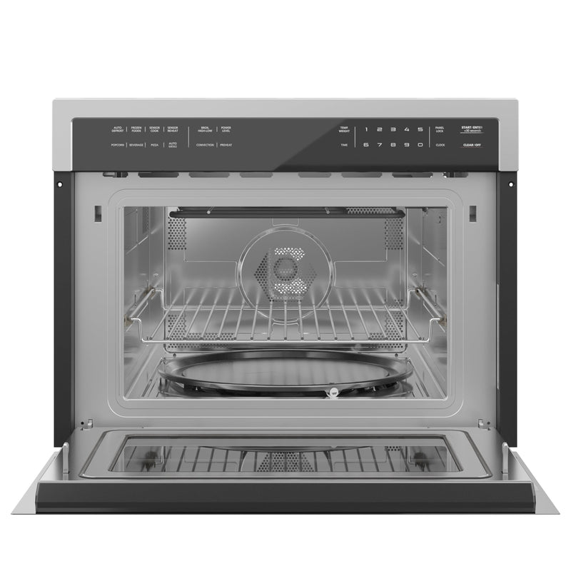 24 in. Stainless Steel Convection Oven with Microwave KM - CWO24 - SS. - CulinaryProfis