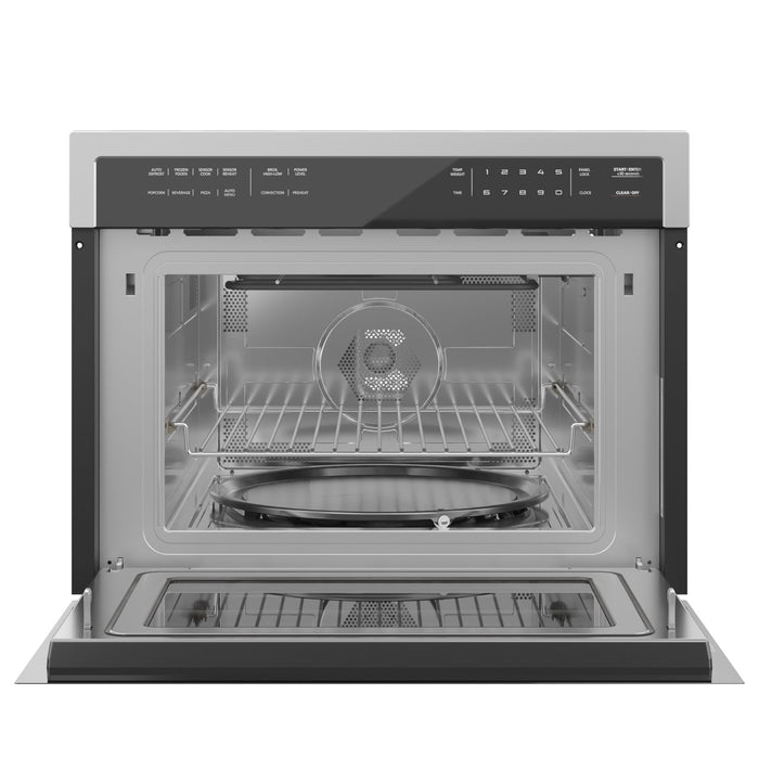 24 in. Stainless Steel Convection Oven with Microwave KM - CWO24 - SS. - CulinaryProfis