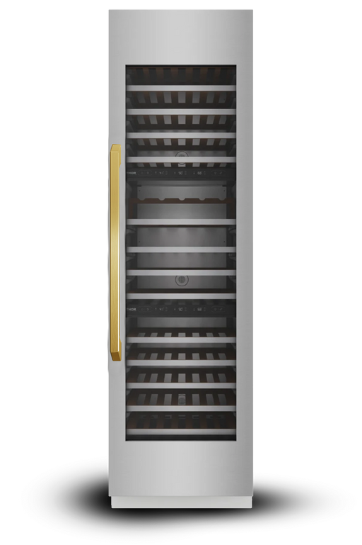 24" Three Zone Built-In Wine Refrigerator Column – VEGA Edition Induction Hardware