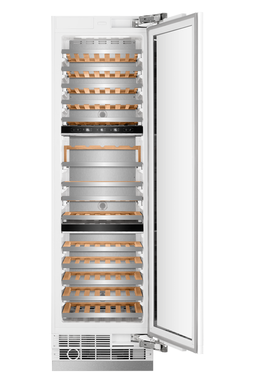 24" Three Zone Built-In Wine Refrigerator Column - Panel Ready Induction Hardware