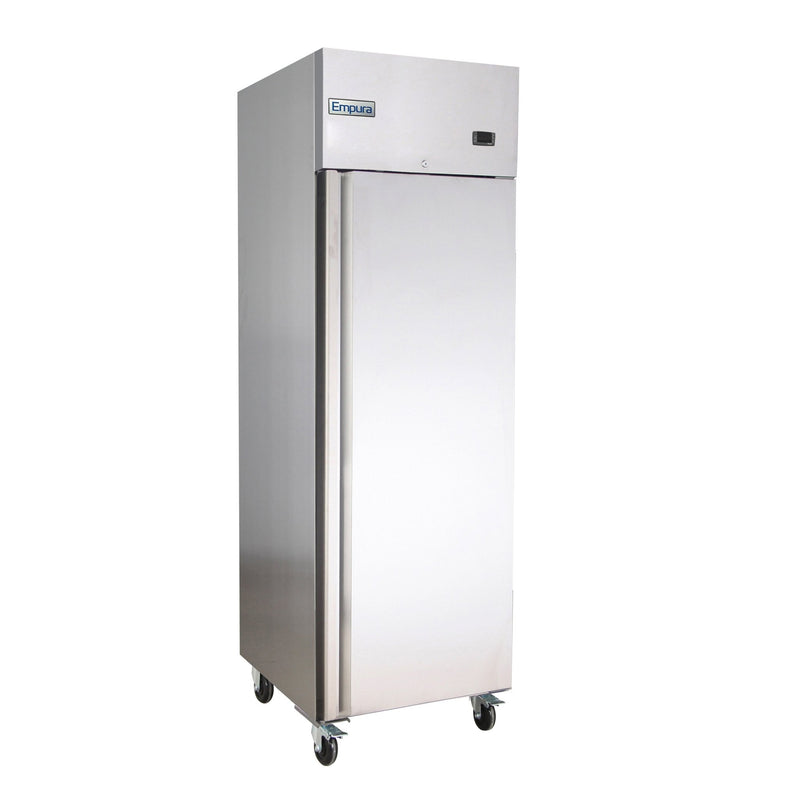25" Commercial Stainless Steel 1 Door Reach - In Refrigerator - CulinaryProfis