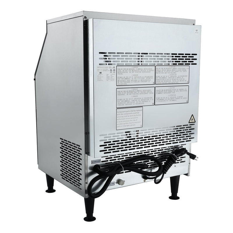 26" Air Cooled Commercial Undercounter Full Cube Ice Machine - 350 lb. - CulinaryProfis