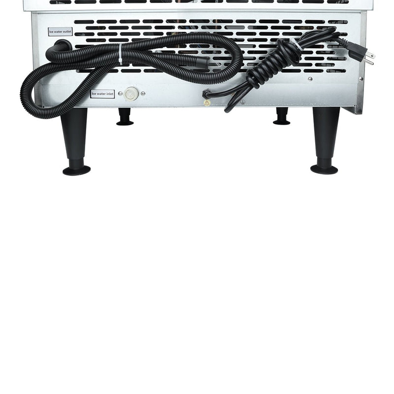 26" Air Cooled Commercial Undercounter Full Cube Ice Machine - 350 lb. - CulinaryProfis