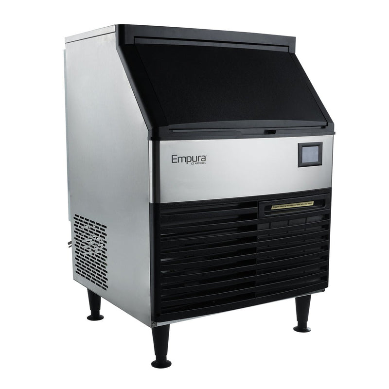 26" Air Cooled Commercial Undercounter Half Cube Ice Machine - 210 lb. - CulinaryProfis