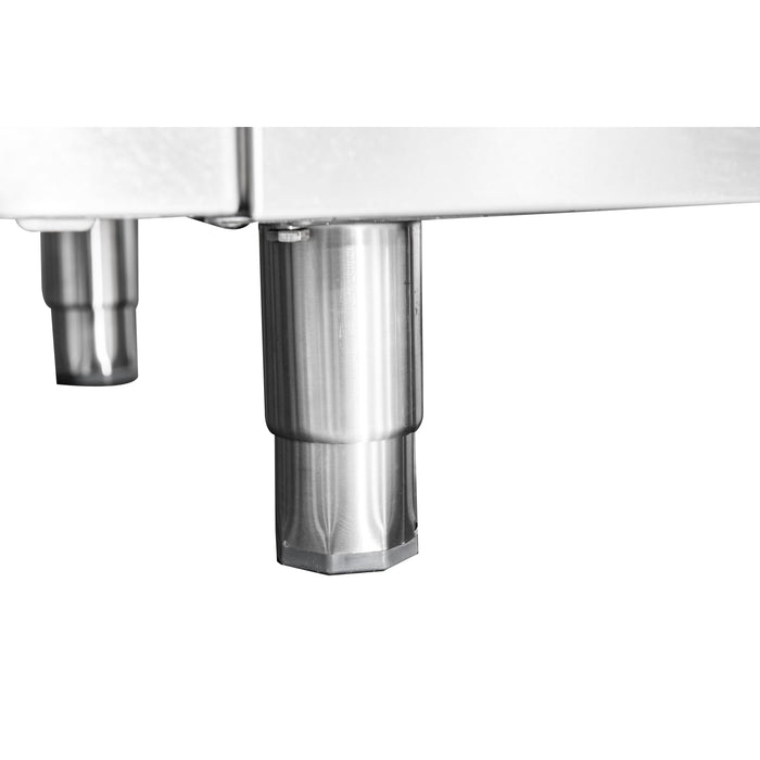36 in. Commercial Oven with Griddle Top, 90000 BTU in Stainless-Steel (KM-CRG36G-NG)